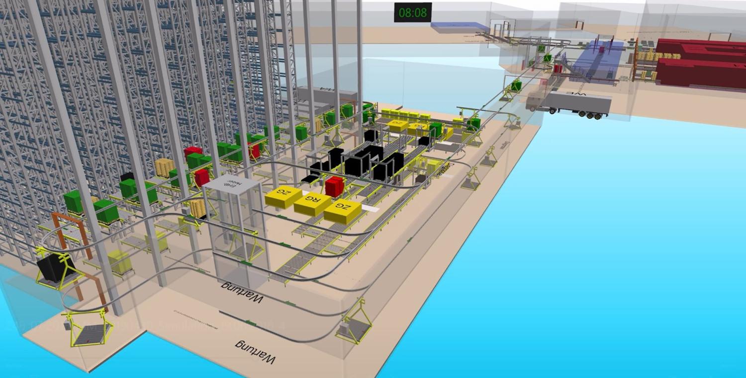 Mayr-Melnhof Simulation logistics concept