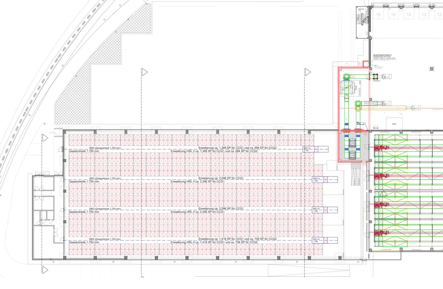 Lindt Expansion of the high-bay warehouse