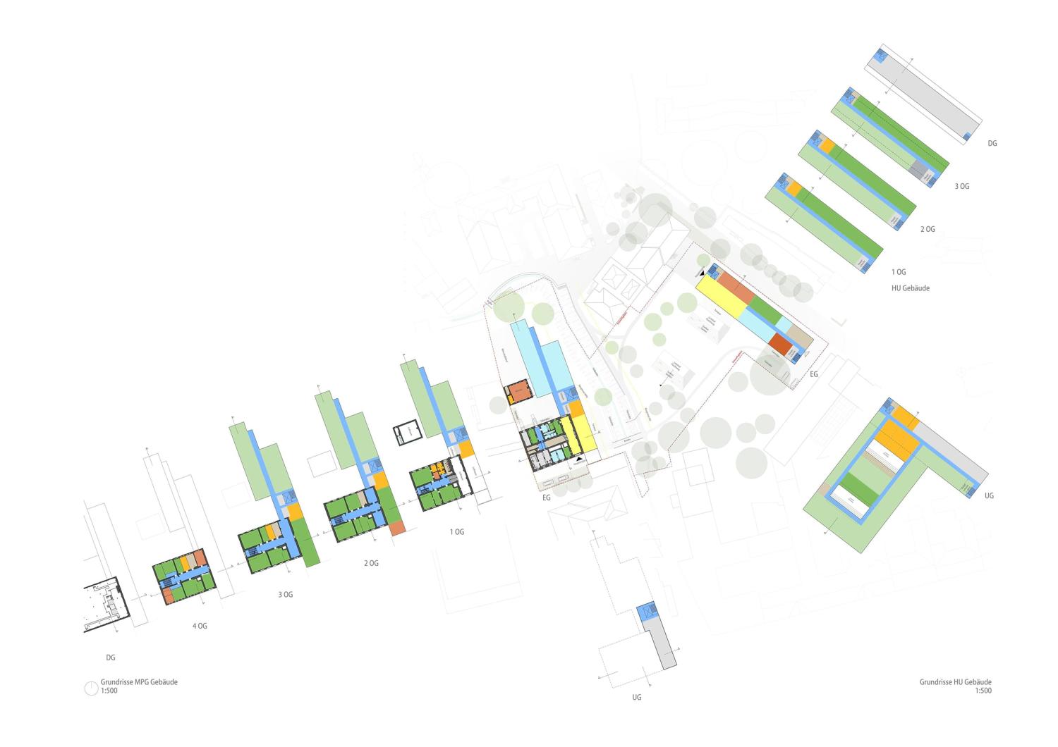 Urban layout Berlin centre research centre optology