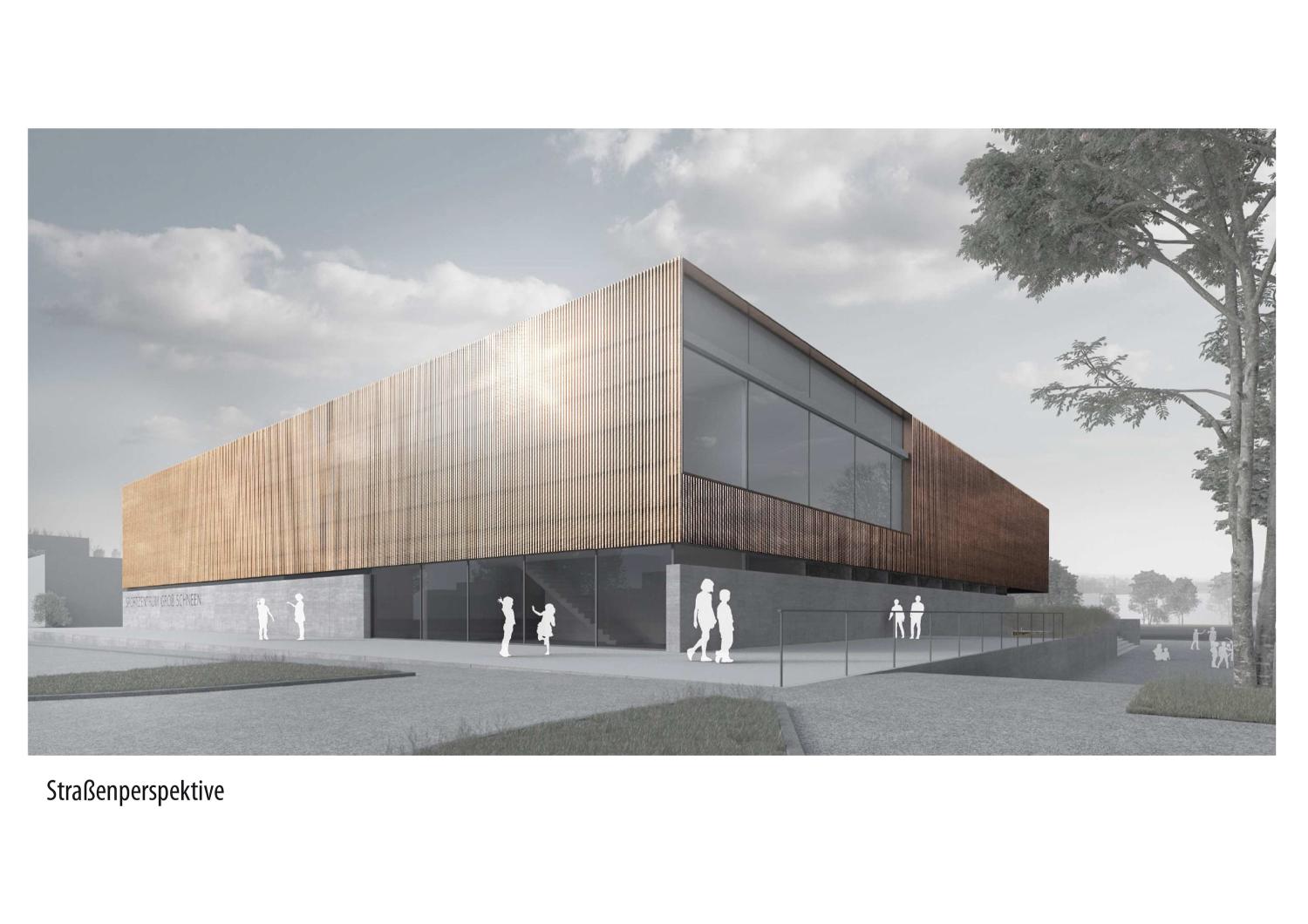 Triple-ground sports hall Friedland