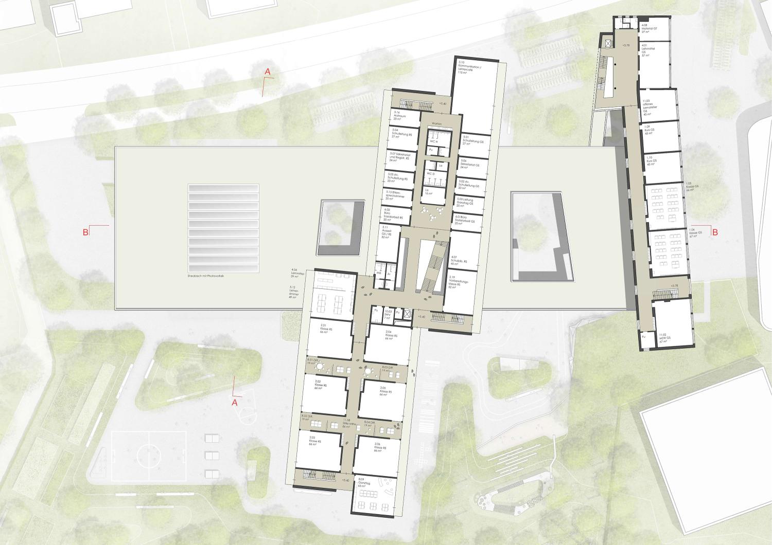 Primary and secondary school Stuttgart Stammheim