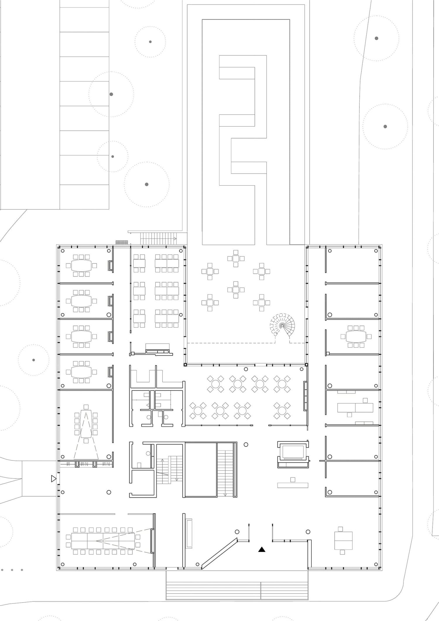 Sagaflor Büro-/Austellungsgebäude