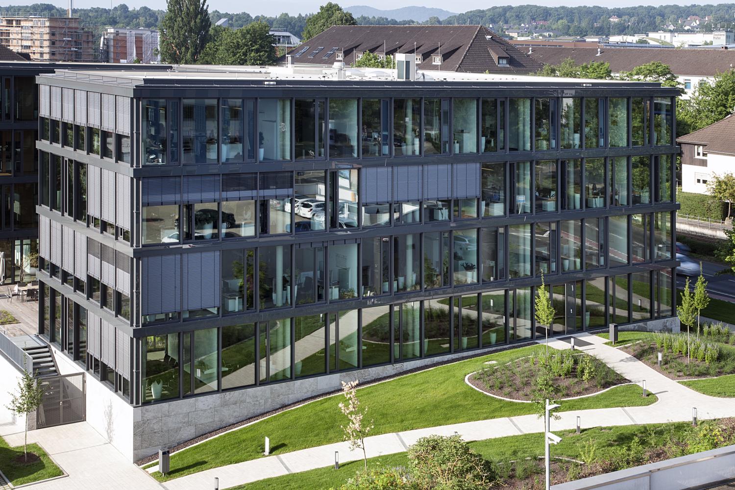 Sagaflor B&uuml;ro-/Austellungsgeb&auml;ude