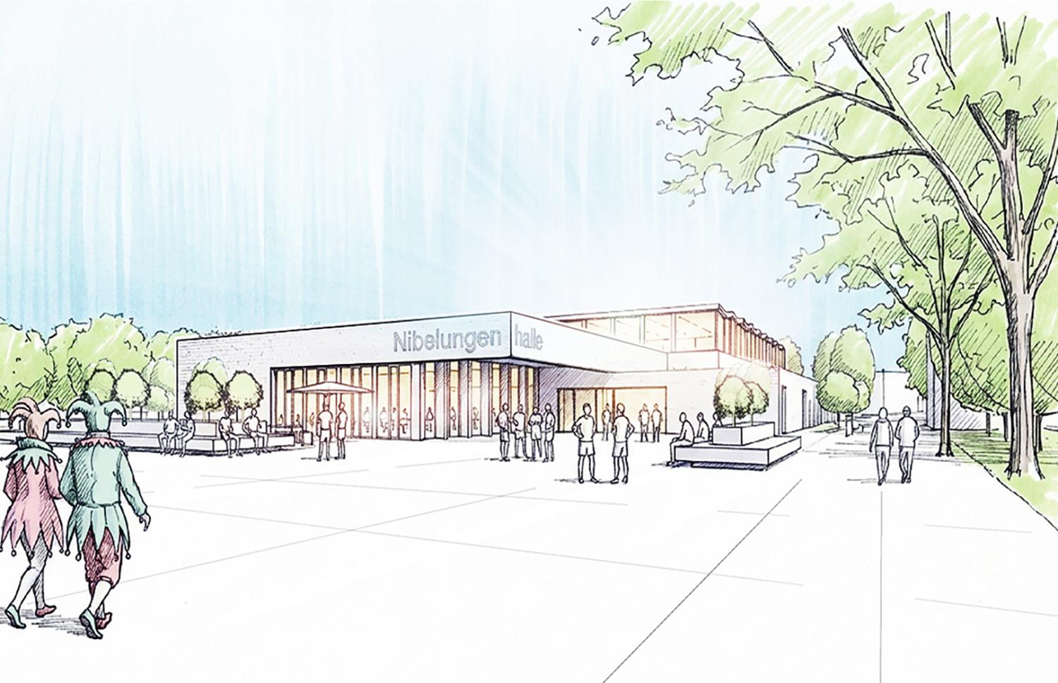 Nibelungenhalle Walld&uuml;rn