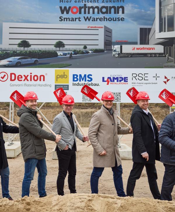 Spatenstich f&uuml;r "Smart Warehouse"