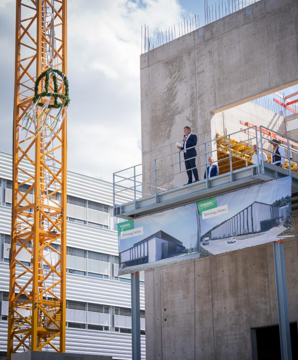 Topping-Out Ceremony at B. Braun Aesculap