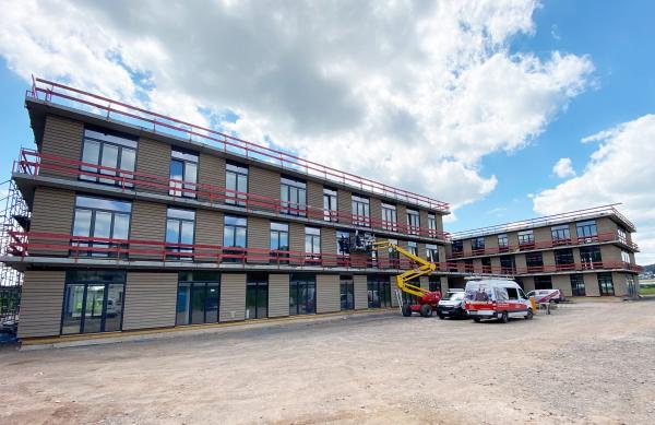 new administration building Korbach - work in progress