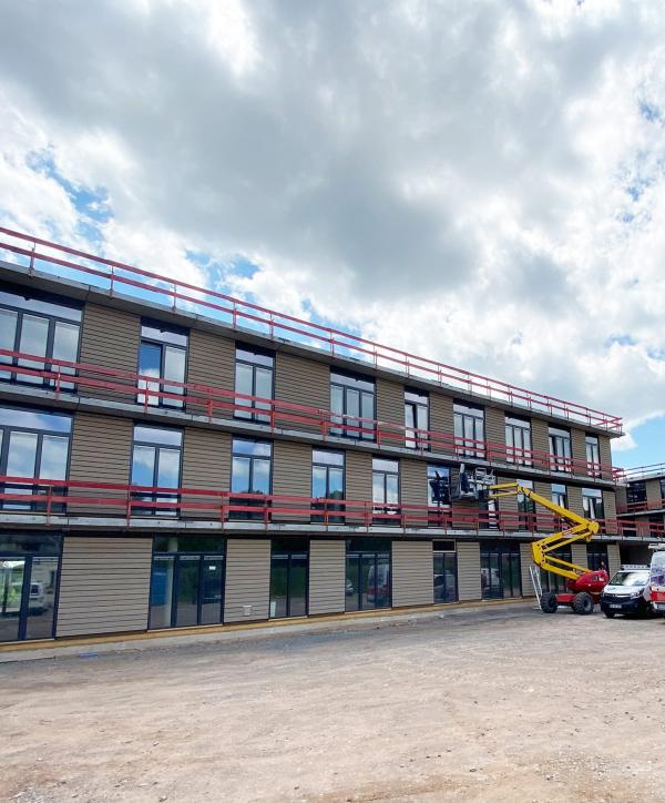 new administration building Korbach - work in progress